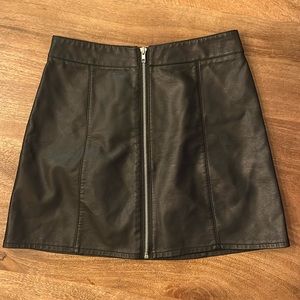 Forever 21 leather skirt